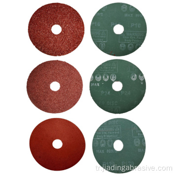 100mm Taşlama Aşındırıcı Fiber Disk öğütücü Kağıt